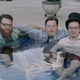 Travis (left), Justin, and Griffin McElroy